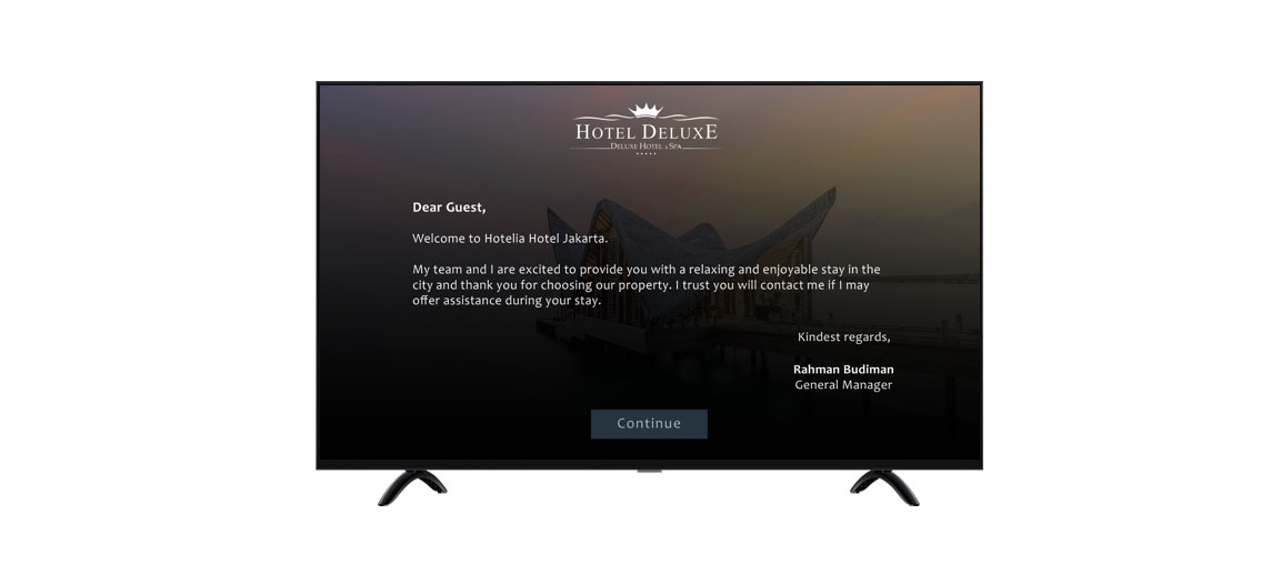 IPTV Welcome Sceen